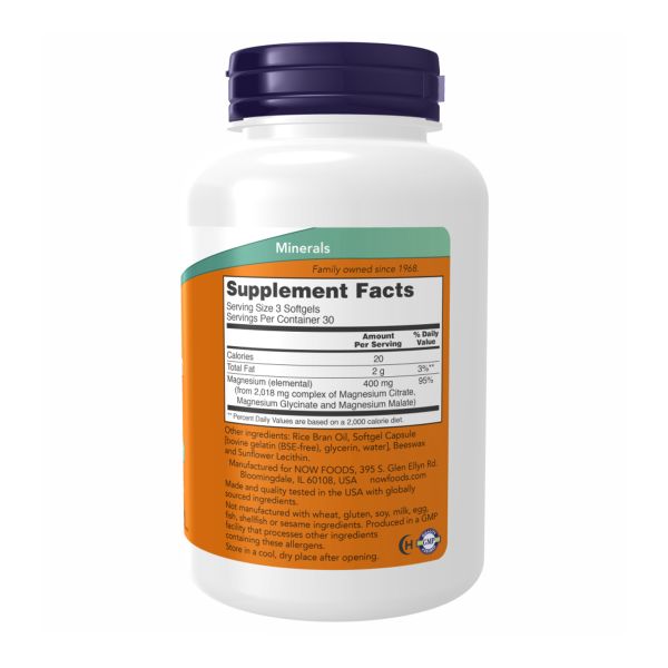 Magnesium Citrate 134mg - 180 sgels