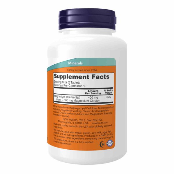 Magnesium Citrate 200mg - 100 tabs