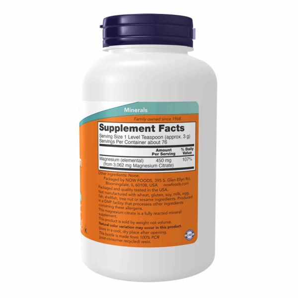 Magnesium Citrate Powder - 8 oz