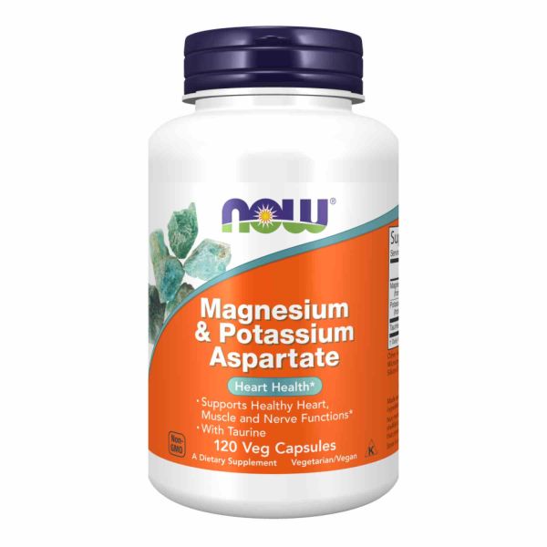 Magnesium & Potassium Aspartate - 120 vcaps Magnesium & Potassium Aspartate - 120 vcaps