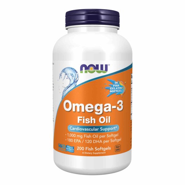 Omega-3 FO 1000mg 180/120 Fish Gelatin - 200 sgels Omega-3 FO 1000mg 180/120 Fish Gelatin - 200 sgels