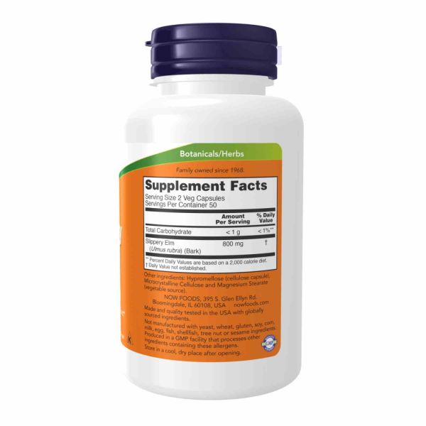 Slippery Elm 400 mg - 100 vcaps
