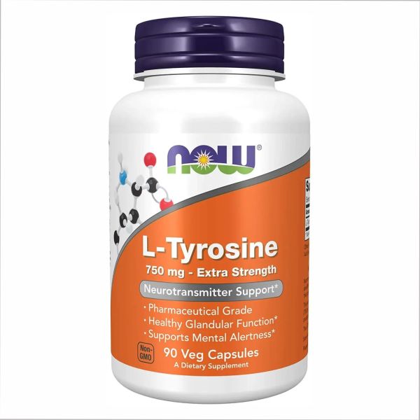 L-Tyrosine 750mg - 90 vcaps L-Tyrosine 750mg - 90 vcaps