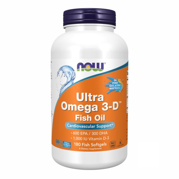 Ultra Omega 3-D™ Fish Oil - 180 Fish Softgels Ultra Omega 3-D™ Fish Oil - 180 Fish Softgels