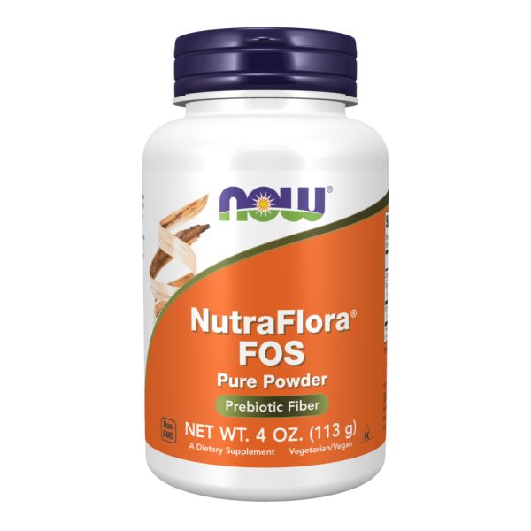 NutraFlora FOS – пребіотична клітковина для здоров’я травлення від NOW Foods - 113g NutraFlora FOS – пребіотична клітковина для здоров’я травлення від NOW Foods - 113g