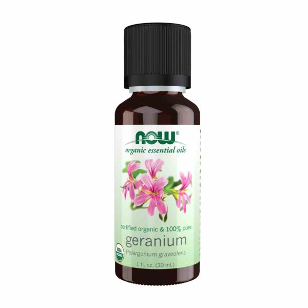 Organic Geranium Oil NOW 30 мл — 100% органічна ефірна олія герані Organic Geranium Oil NOW 30 мл — 100% органічна ефірна олія герані
