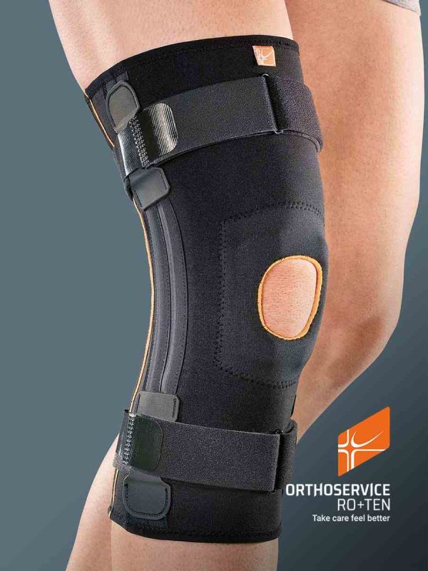 Ортез на колінний суглоб Genufit 08 зі спіральними опорами і стабілізатором колінної чашечки, (арт.MG1108), ORTHOSERVICE (Швейцарія) Ортез на колінний суглоб Genufit 08 зі спіральними опорами і стабілізатором колінної чашечки, (арт.MG1108), ORTHOSERVICE (Швейцарія)