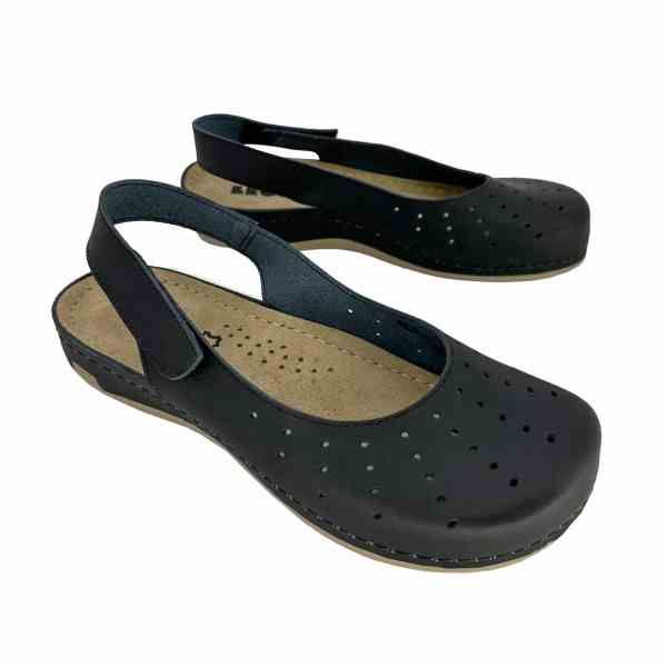 Босоніжки жіночі Leon 967 CRNA BLACK Босоніжки жіночі Leon 967 CRNA BLACK