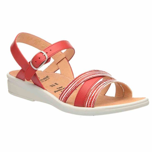 Женские сандалии "SONNIKA" р.3,5/36 (красный)