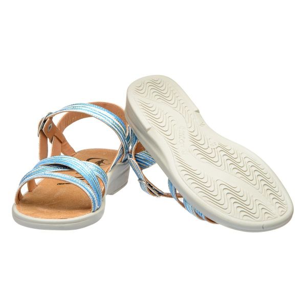 Жіночі сандалі "SONNIKA" р.3,5 / 36 (блакитний)