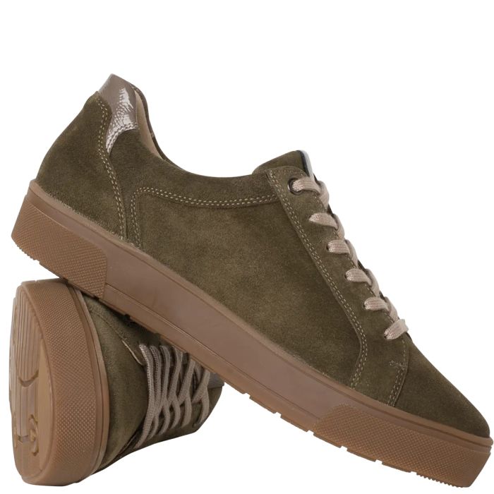 Ортопедичні кеди Helena, хакі/велюр, 0-20 4322 5300, Ganter (Австрія)