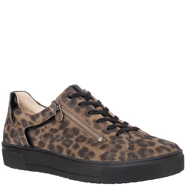 Ортопедичні кеди Helena, коричневий/леопард, 0-20 4323 9400, Ganter (Австрія)