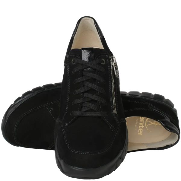 Ортопедичні кросівки Evo Damen, чорний/нубук (арт.0-20 1488 0100), Ganter (Австрія)