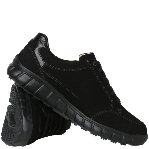 Ортопедичні кросівки Evo Damen, чорний/нубук (арт.0-20 1488 0100), Ganter (Австрія)