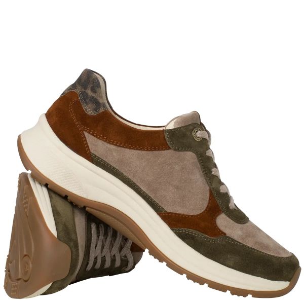 Ортопедичні кросівки жіночі High Flyer, хакі/мікс (арт. 0-20 1822 5399) Ganter (Австрія)