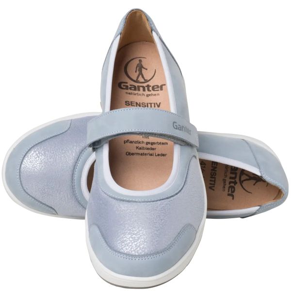 Ортопедические мокасины Klara, голубой (арт.9-20 8162 3300), Ganter (Австрия)