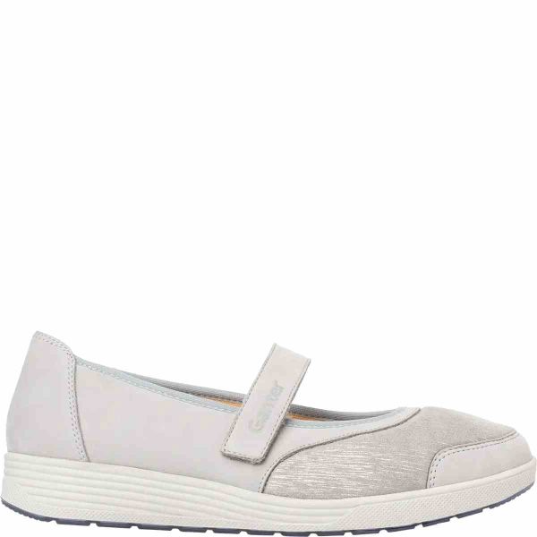 Ортопедичні мокасини Klara, світло-сірий (арт.9-20 8162 6700), Ganter (Австрія)