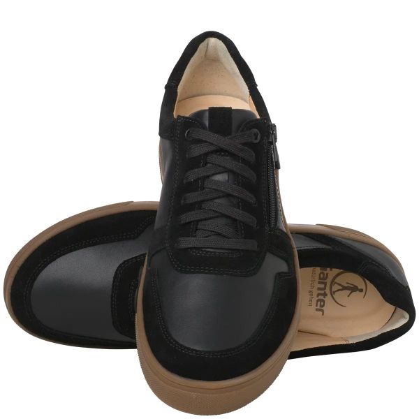 Ортопедичні чоловічі кеди Henning, чорний (арт.0-25 6910 0100) Ganter (Австрія)