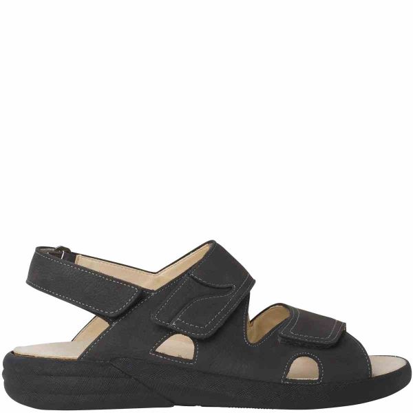 Ортопедические мужские сандалии Harry, темно серый (арт.9-25 7028 6200), Ganter (Австрия)