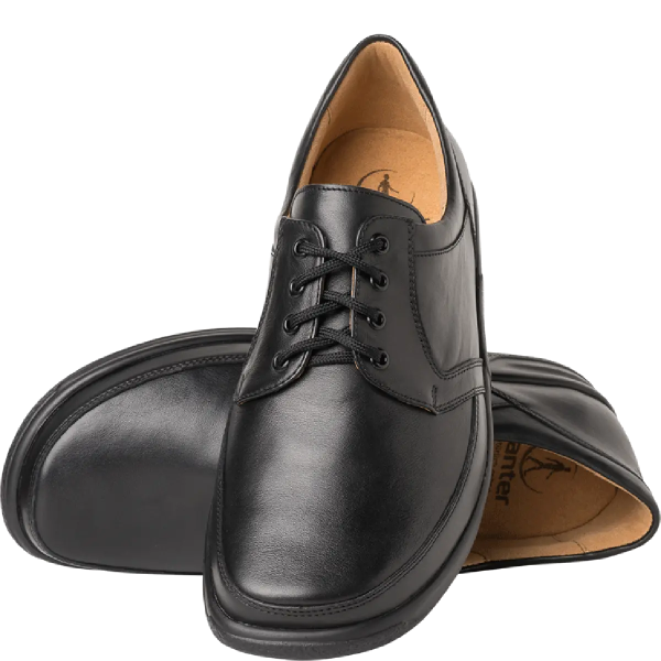 Ортопедичні чоловічі туфлі Kurt, чорний (арт.8-25 6701 0100), Ganter (Австрія)