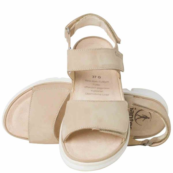 Ортопедичні сандалі Gianna, св.бежевий (арт.9-20 0612 2100), Ganter (Австрія)