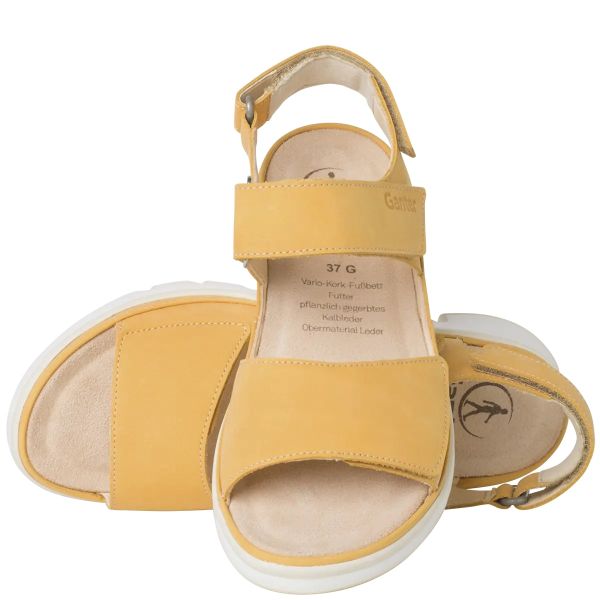Ортопедичні сандалі Gianna, жовтий (арт.9-20 0612 9100), Ganter (Австрія)