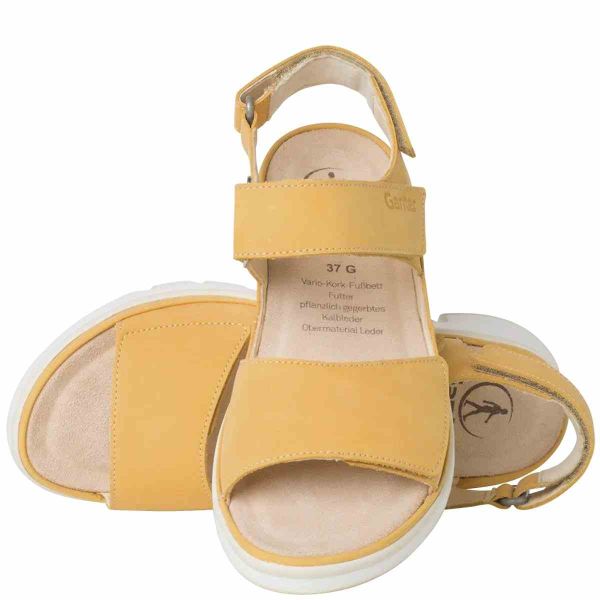 Ортопедические сандалии Gianna, желтый (арт.9-20 0612 9100), Ganter (Австрия)