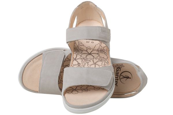 Ортопедические сандалии Gina, св.серый (арт. 9-20 0142 6700), Ganter (Австрия)