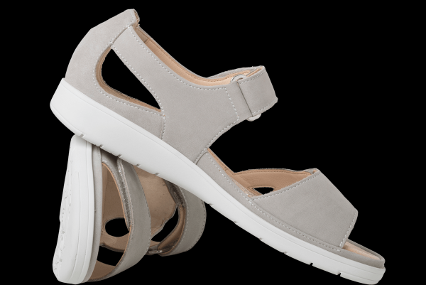 Ортопедические сандалии Gina, св.серый (арт. 9-20 0142 6700), Ganter (Австрия)