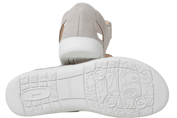 Ортопедические сандалии Gina, св.серый (арт. 9-20 0142 6700), Ganter (Австрия)