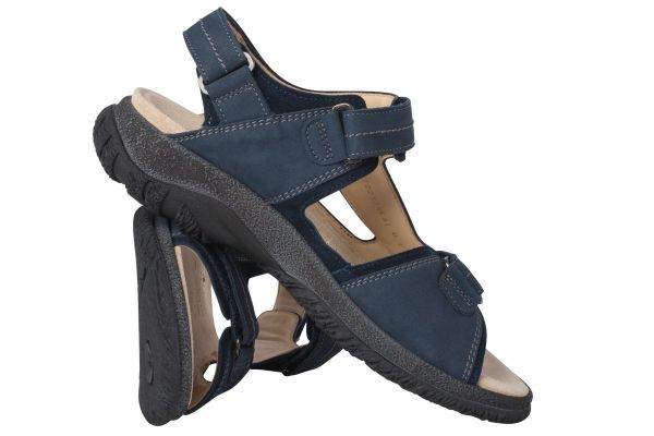 Ортопедичні сандалі Giovanni, т.синій/нубук, 5-25 7122 3732, Ganter (Австрія)