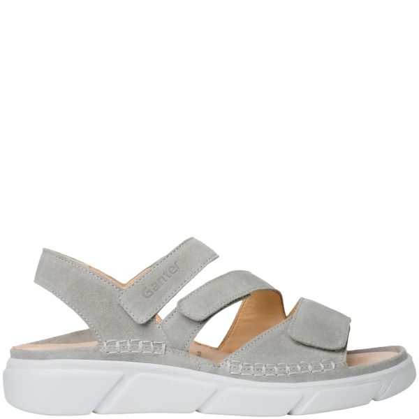 Ортопедичні сандалі Halina, сірий велюр (арт.9-20 0472 6800), Ganter (Австрія)