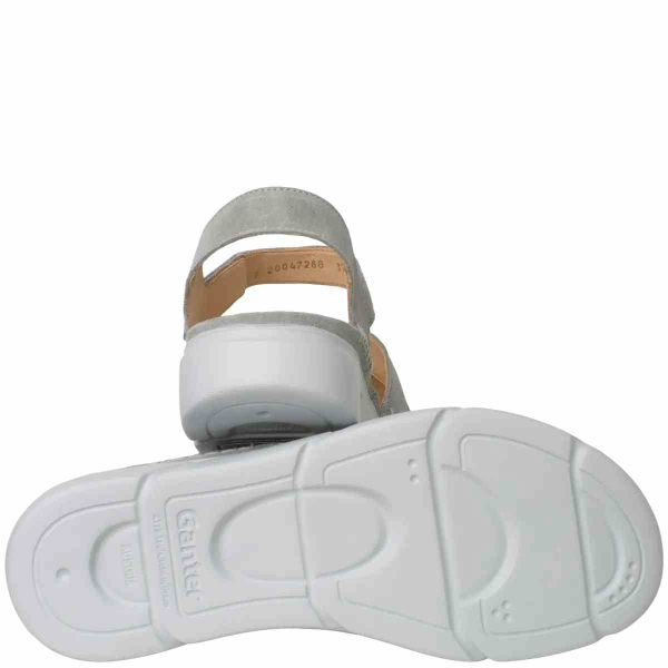 Ортопедические сандалии Halina, серый велюр (арт.9-20 0472 6800), Ganter (Австрия)