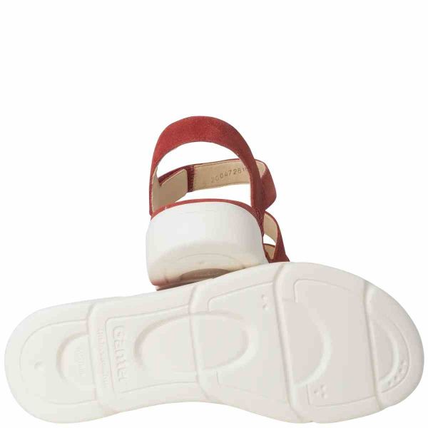 Ортопедичні сандалі Halina, теракотовий велюр (арт.9-20 0472 8100), Ganter (Австрія)