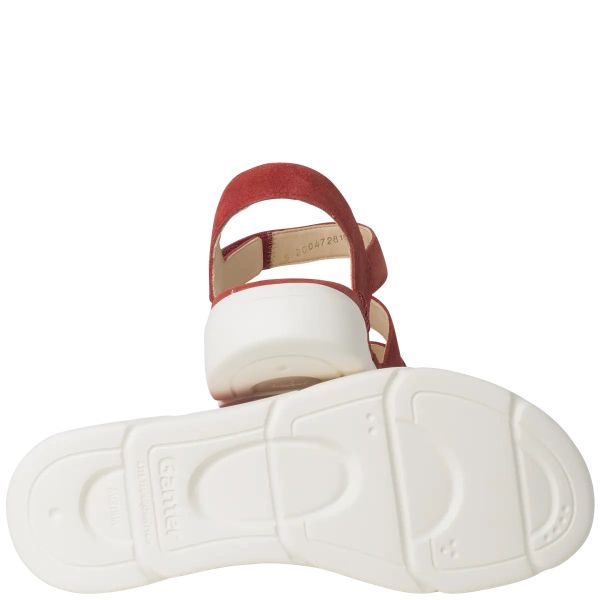 Ортопедические сандалии Halina, терракотовый велюр (арт.9-20 0472 8100), Ganter (Австрия)