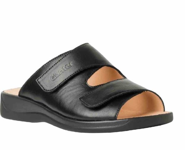 Ортопедичні шльопанці Monika, чорний (арт.9-20 2501 0100), Ganter (Австрія)