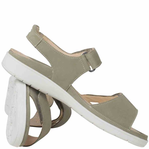 Ортопедичні жіночі сандалі Gina, св.оливковий (арт. 9-20 0122 5400), Ganter (Австрія)