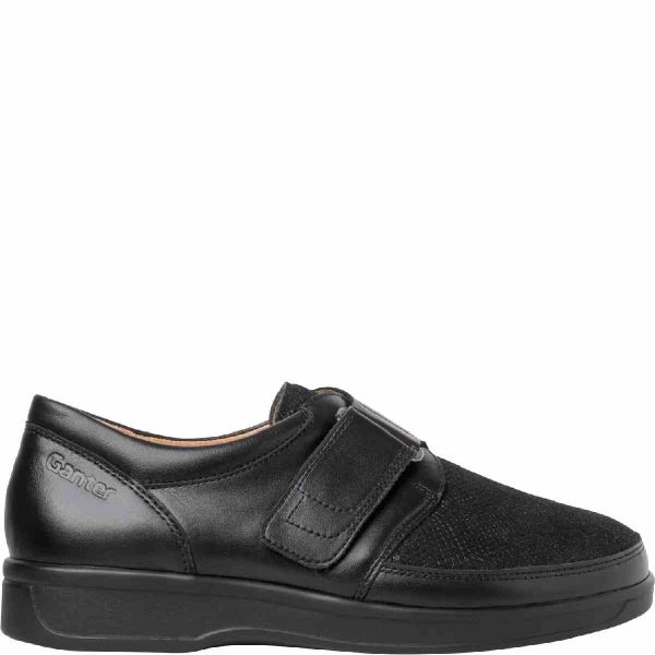 Ортопедичні жіночі туфлі Karin, чорний, (арт. 9-20 5730 0100), Ganter (Австрія)