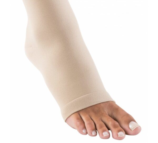 Панчохи 1 клас компресії 15-21 мм. рт. ст. Довгі відкритий мисок Pani Teresa св бежевий