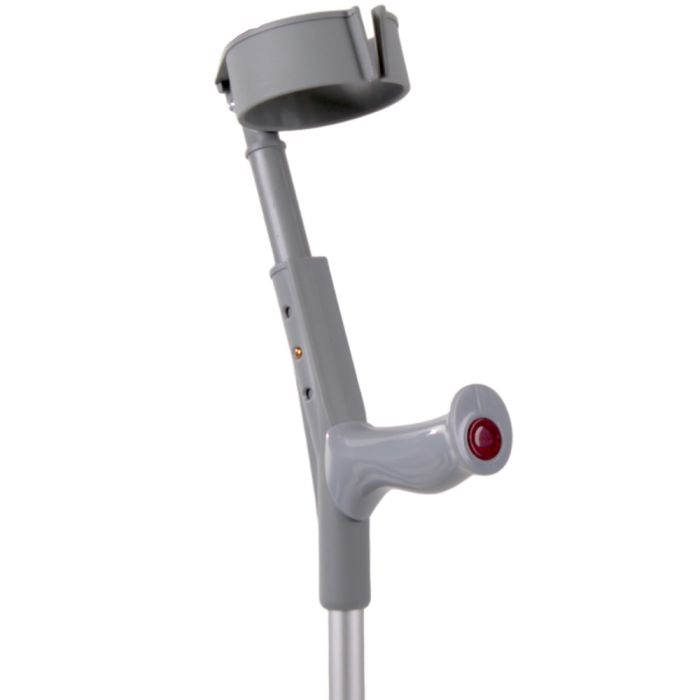 Костыль подлокотный с регулируемой поддержкой предплечья (серая) OSD-BL580208