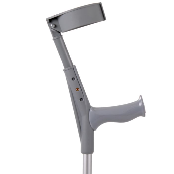 Костыль подлокотный с регулируемой поддержкой предплечья (серая) OSD-BL580208