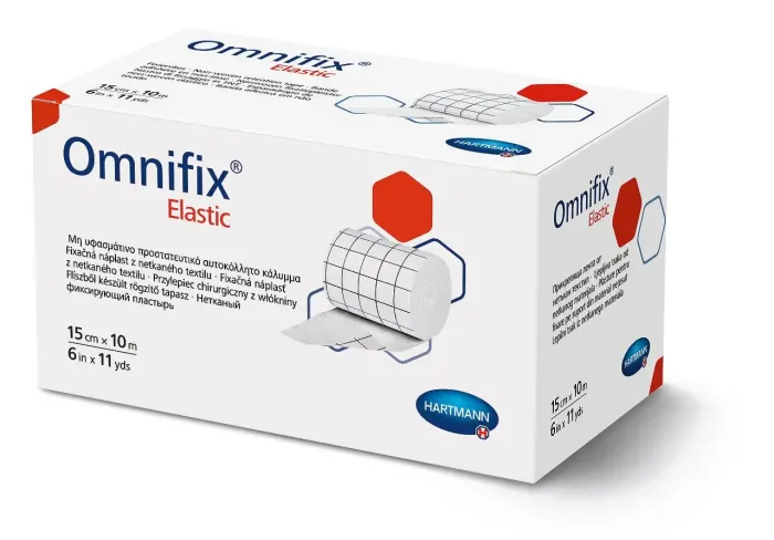 Пластырь эластичный фиксирующий на нетканой основе Omnifix® Elastic / Омнификс Эластик 15см х 10м 1шт