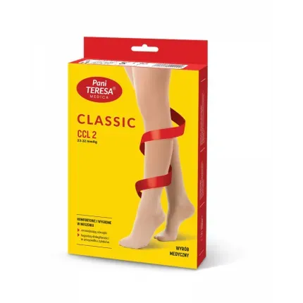 Гольфи 2 клас компресії 22-32 мм. рт. ст. Довгі відкритий мисок Pani Teresa