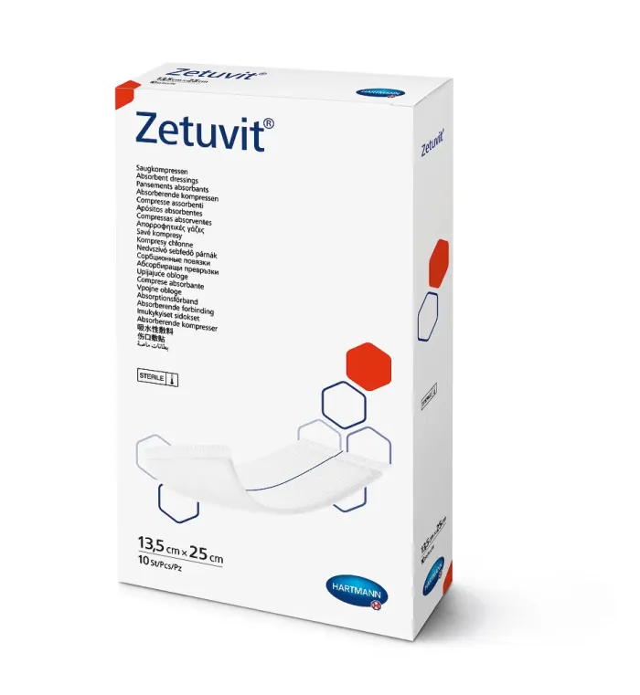 Пов'язка сорбційна Zetuvit® / Цетувіт 13,5см х 25см 1шт
