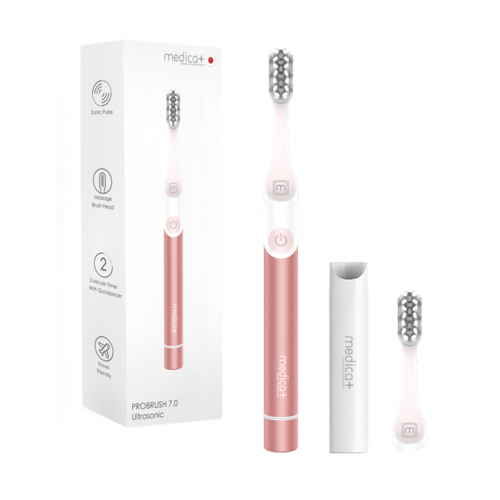 Звуковая зубная щетка Medica+ ProBrush 7.0 Compact Pink