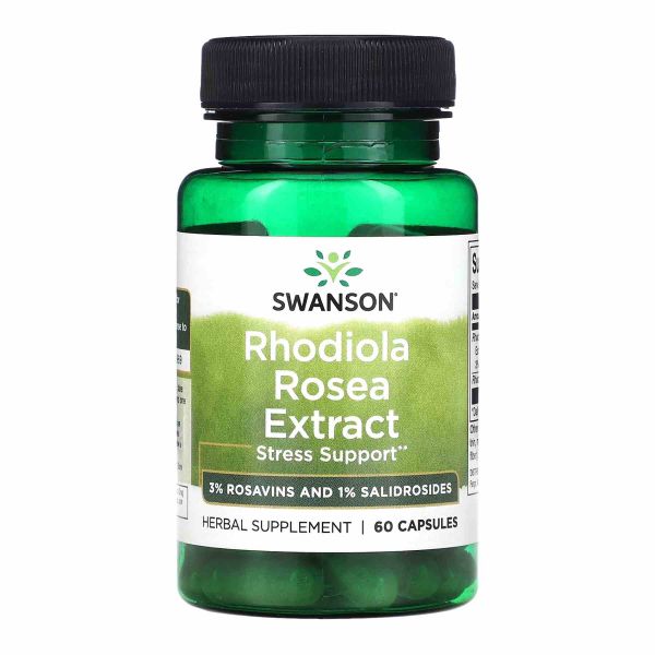 Swanson, экстракт родиолы розовой – снижение стресса - 60 caps Swanson, экстракт родиолы розовой – снижение стресса - 60 caps