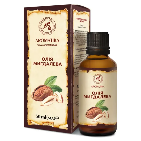 Рослинна олія мигдалева 50 мл Ароматика