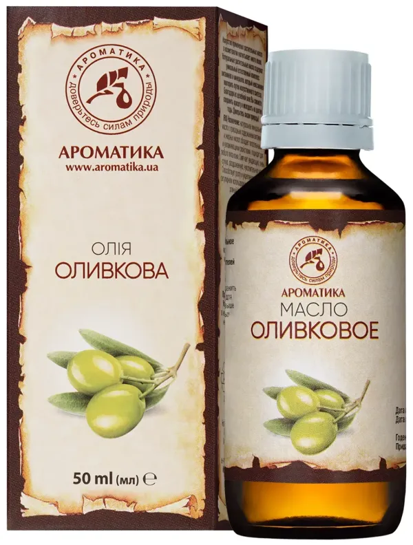 Рослинна олія оливкова 50 мл Ароматика