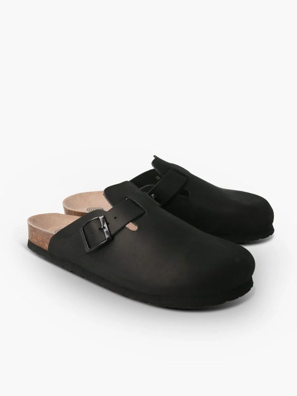 Сабо ортопедичні чоловічі Riva, чорний, G104397, TM Genuins (Іспанія)