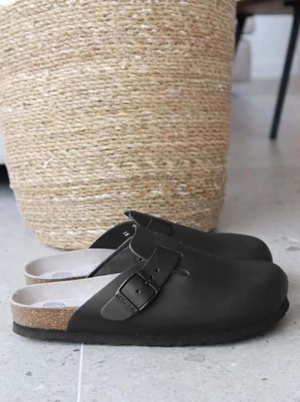 Сабо ортопедичні чоловічі Riva, чорний, G104397, TM Genuins (Іспанія)